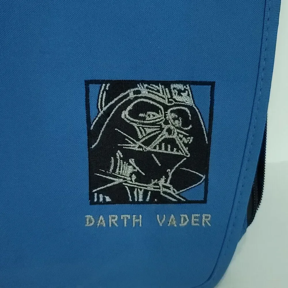 Mead Trapper Keeper 3 Ring Binder Star Wars Darth Vader Lucasfilms 1996 Blue NEW